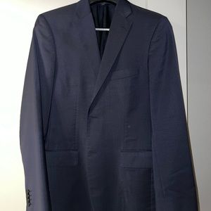 Hugo Boss Navy Suit Coat